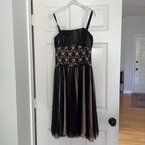 Black cocktail dress